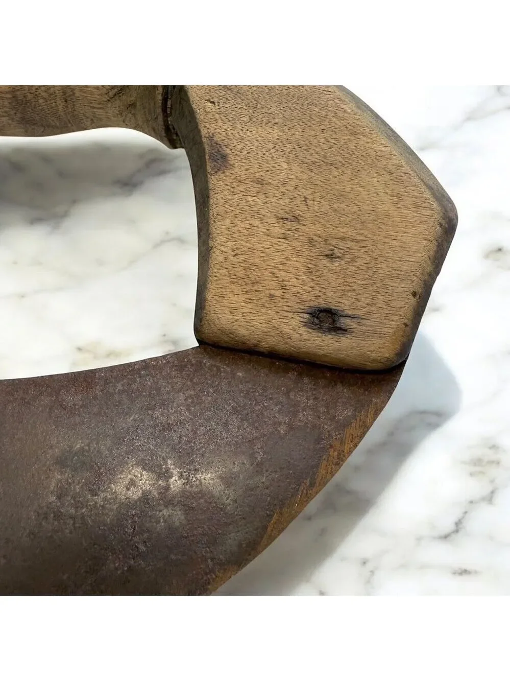 Antique Ulu Kitchen Chopping Knife Hand Forged